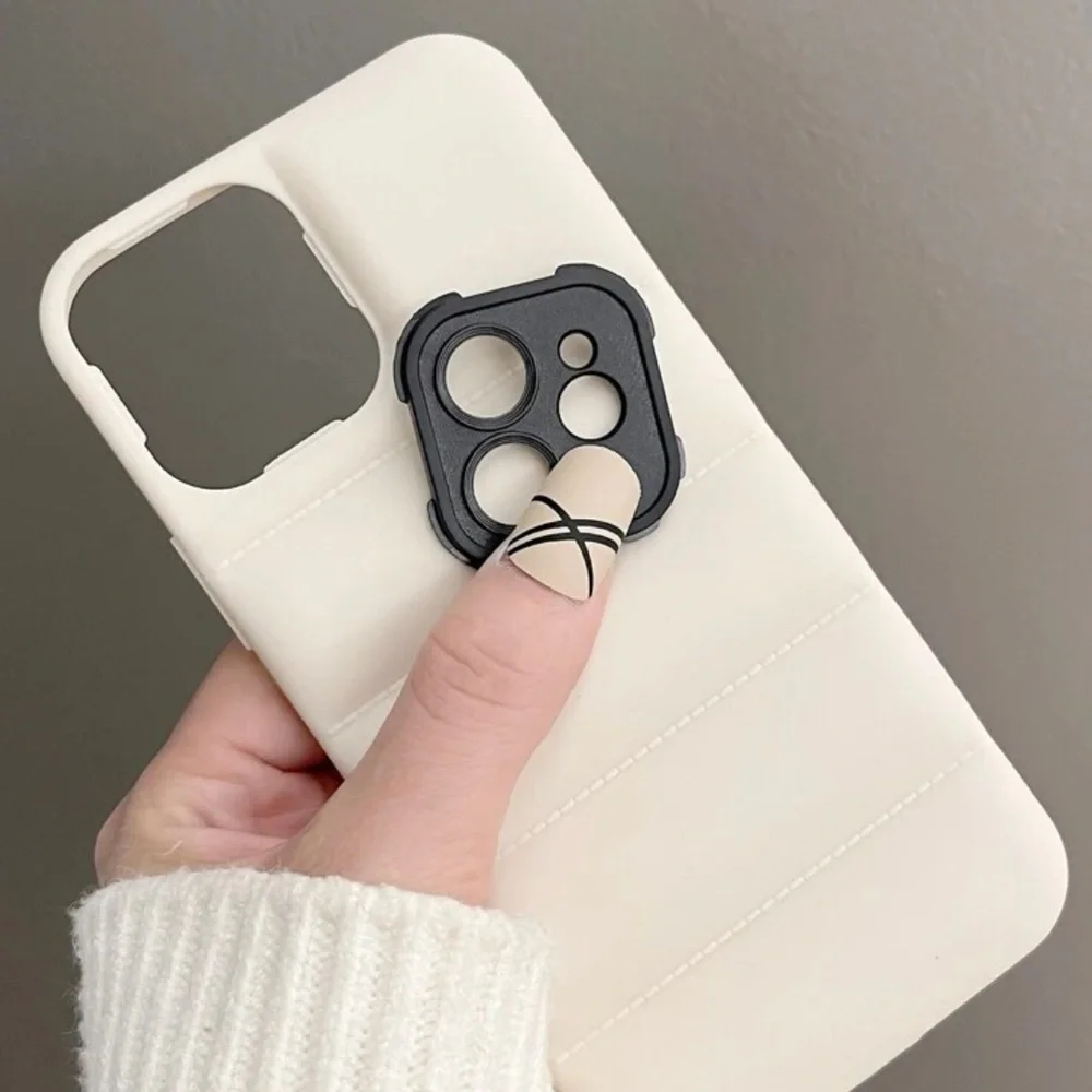 NWT White Puffer IPhone Case